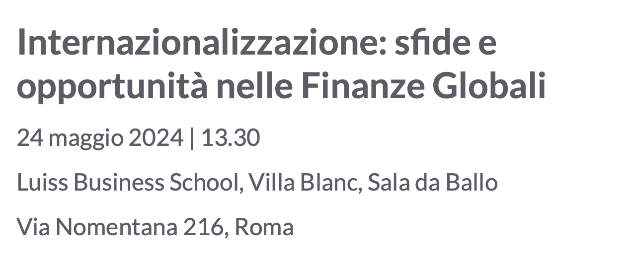 Internazionalizzazione: sfide e opportunità nelle finanze globali